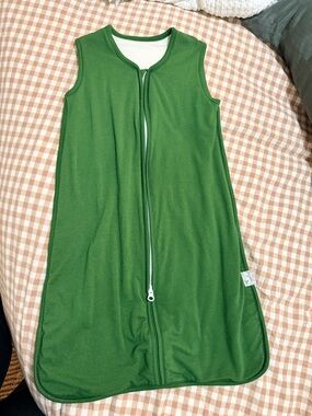 Copper Pearl Green Baby Sleep Sack with Front Zip